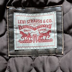 Levi Strauss & Co. Men's Black Bomber Jacket